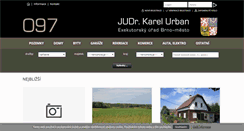 Desktop Screenshot of drazby.exekutorurban.cz